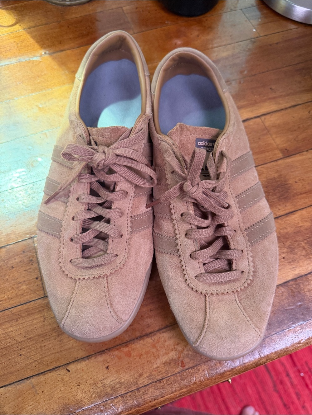 adidas Men’s Suede Sneakers — Tan Suede old school Tabaccos by adidas